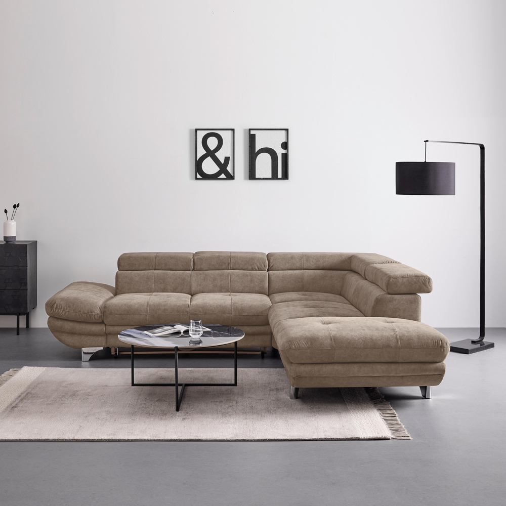 Sedací Souprava Enterprise Šedohnědá