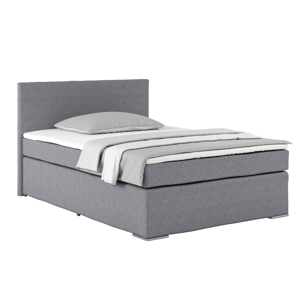 Postel Boxspring NERO PL: 140/200cm, šedozelená