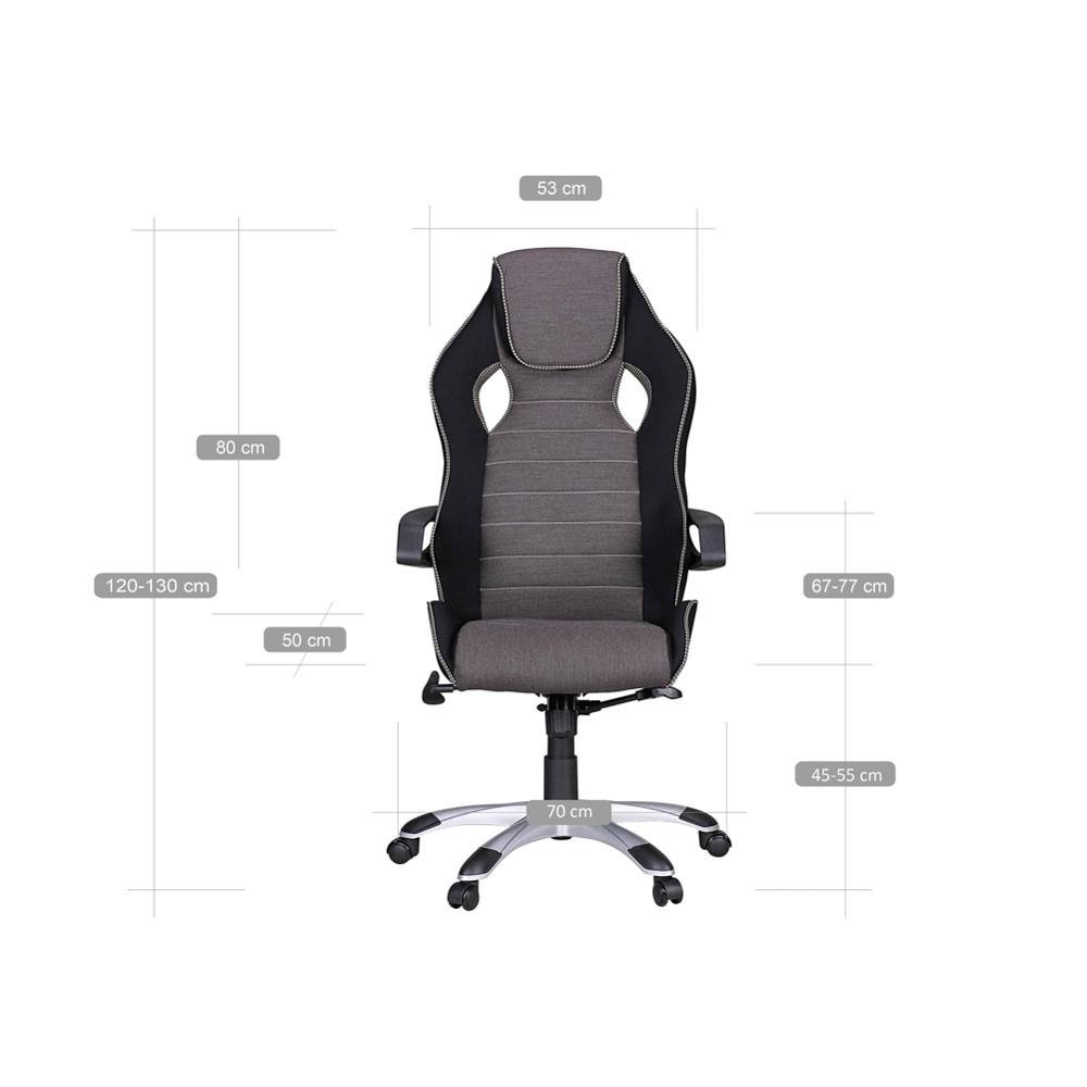 Herní Židle Valentino Černá/šedá