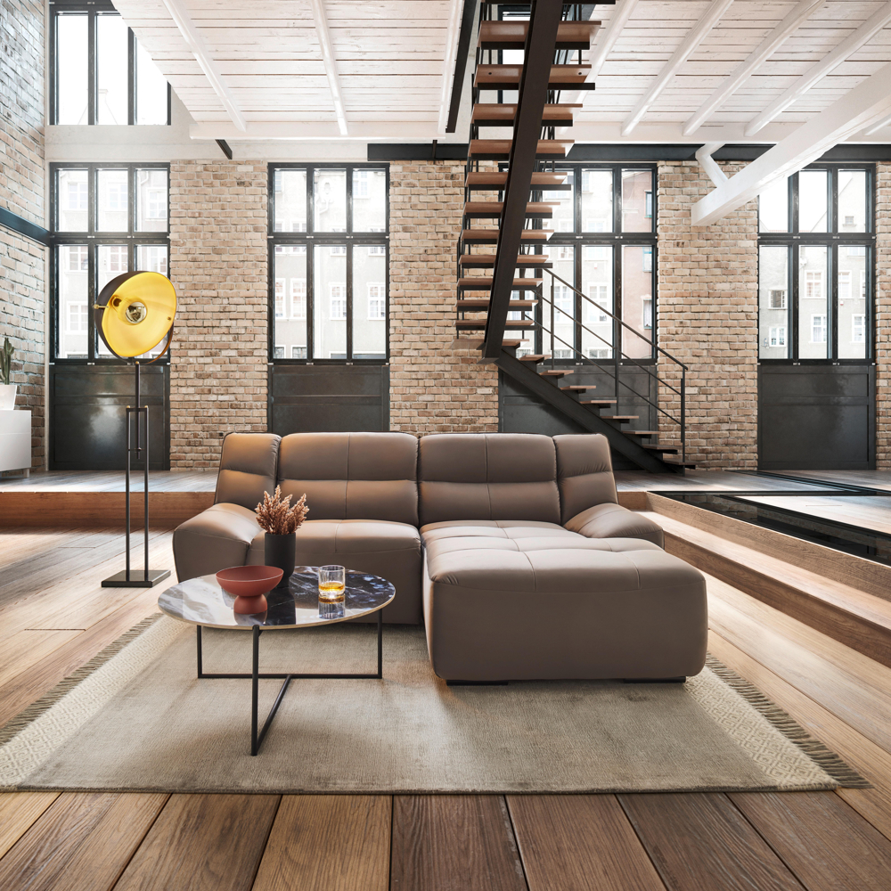 Sedací Souprava S Funkcí Wega Tmavě Šedá Pravý Roh