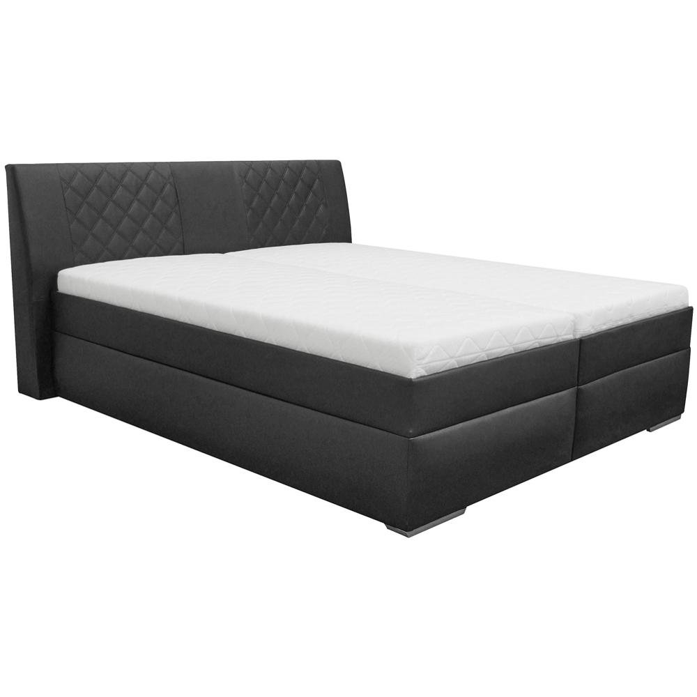 Čalouněná Postel S Výklopnými Rošty Sima2,180x200cm,černá