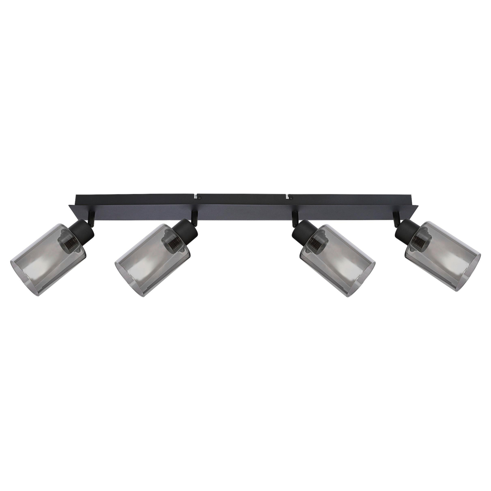 Bodové svítidlo Hadera, V: 21,5cm, černá