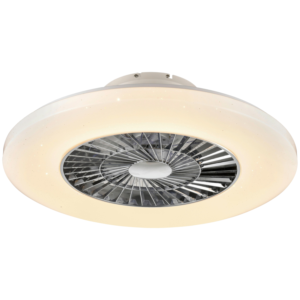 LED stropní svítidlo Luftiku s ventilátorem Ø 59cm