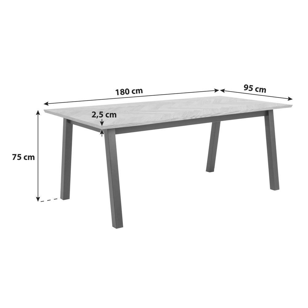 Jídelní Stůl Brighton 180x95 Cm
