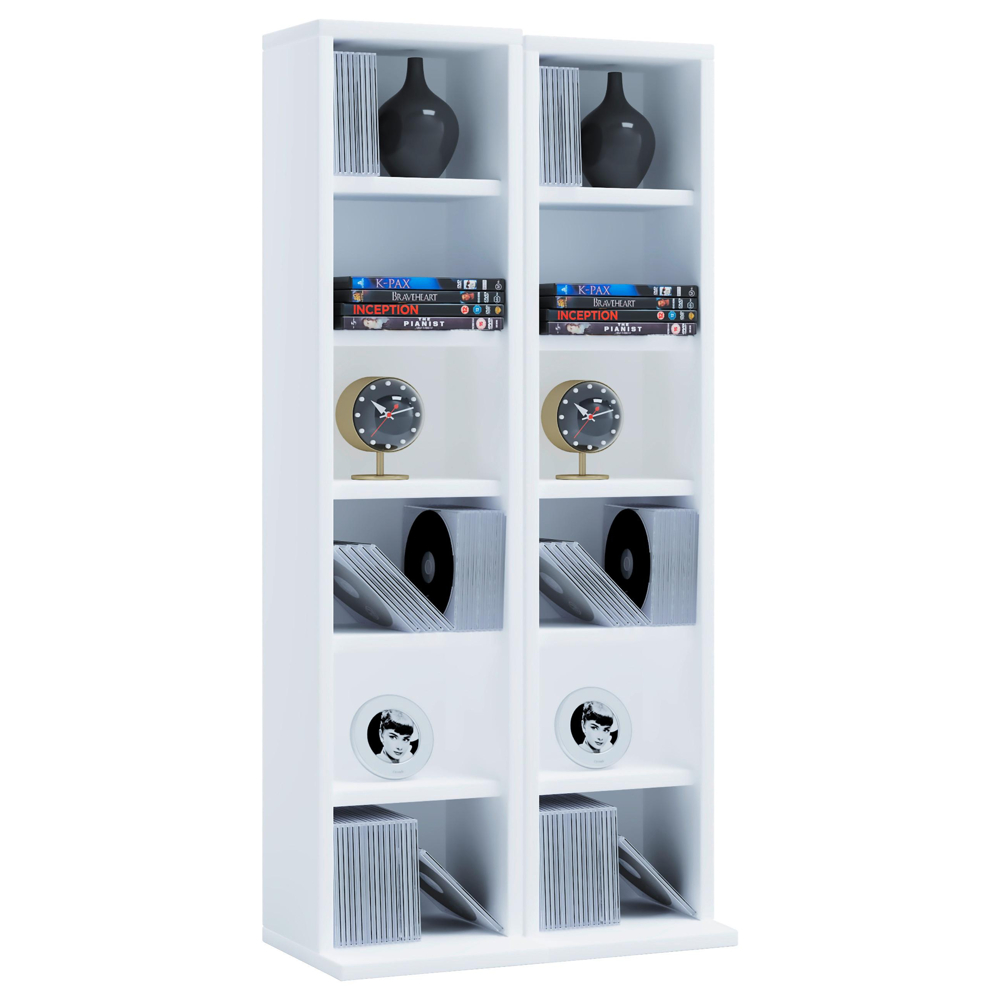 CD Regál Milano š: 42 cm bílý