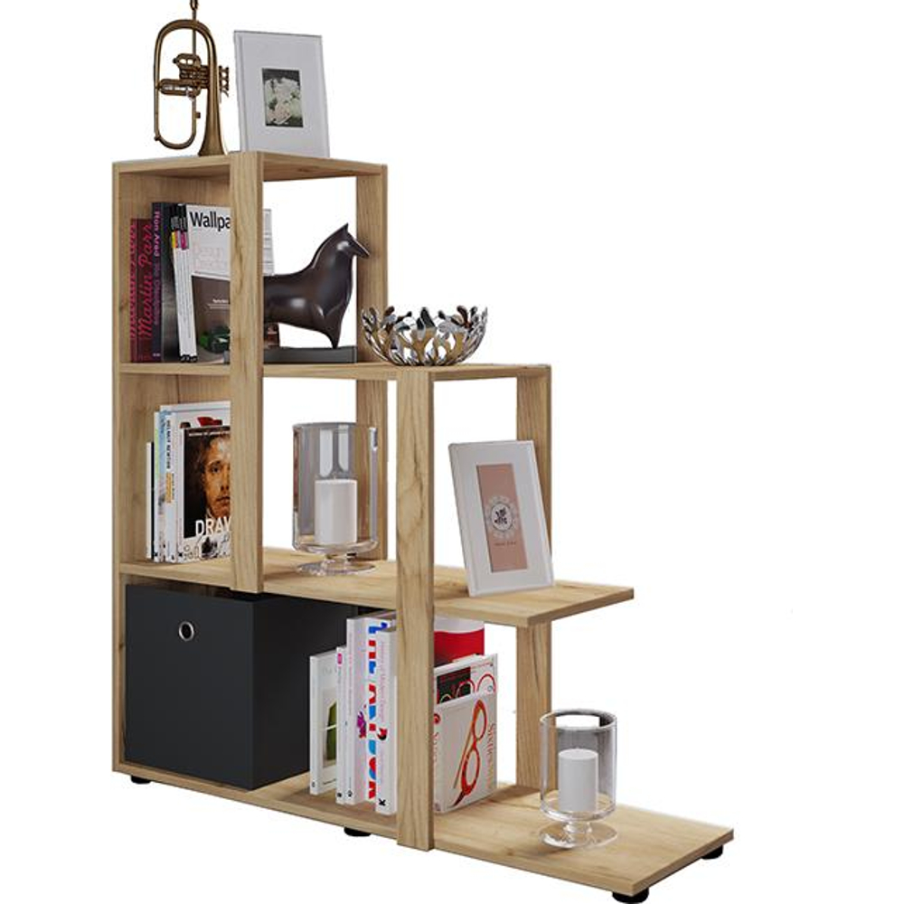 Stojací Regál Slando Barvy Dubu