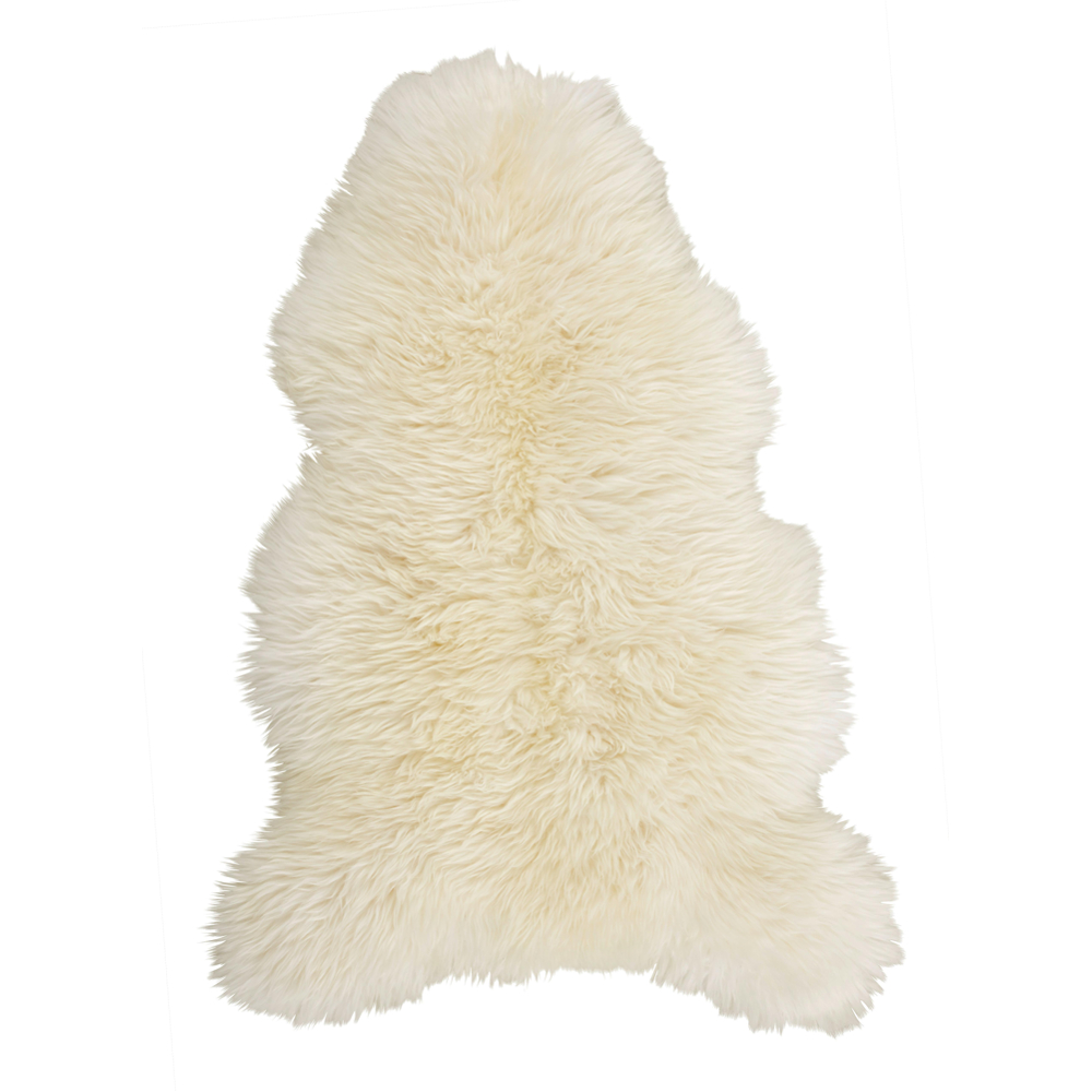 OVČÍ KOŽEŠINA Jenny, 90-105/60cm, bílá