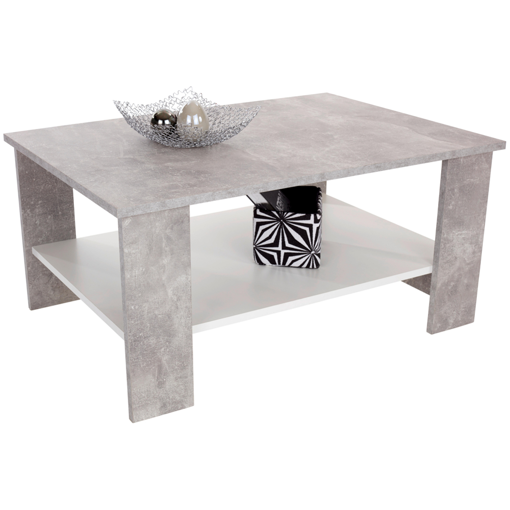 Konferenční Stolek Paolo Betonový Vzhled *cenový Trhák*