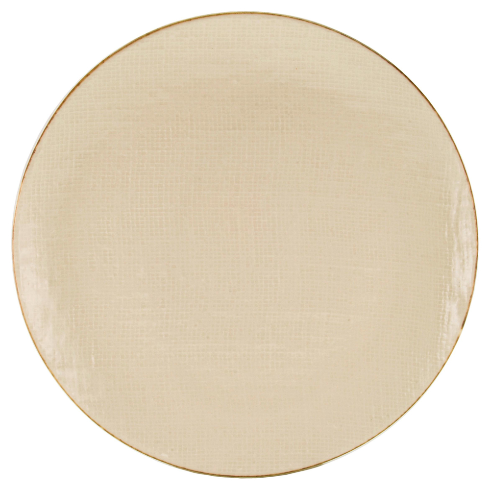 Talíř Jídelní Canvas, Ø: 28cm, Krémová