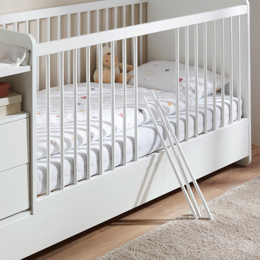 Dětská Postýlka Bílá,pl:cca. 70/140cm