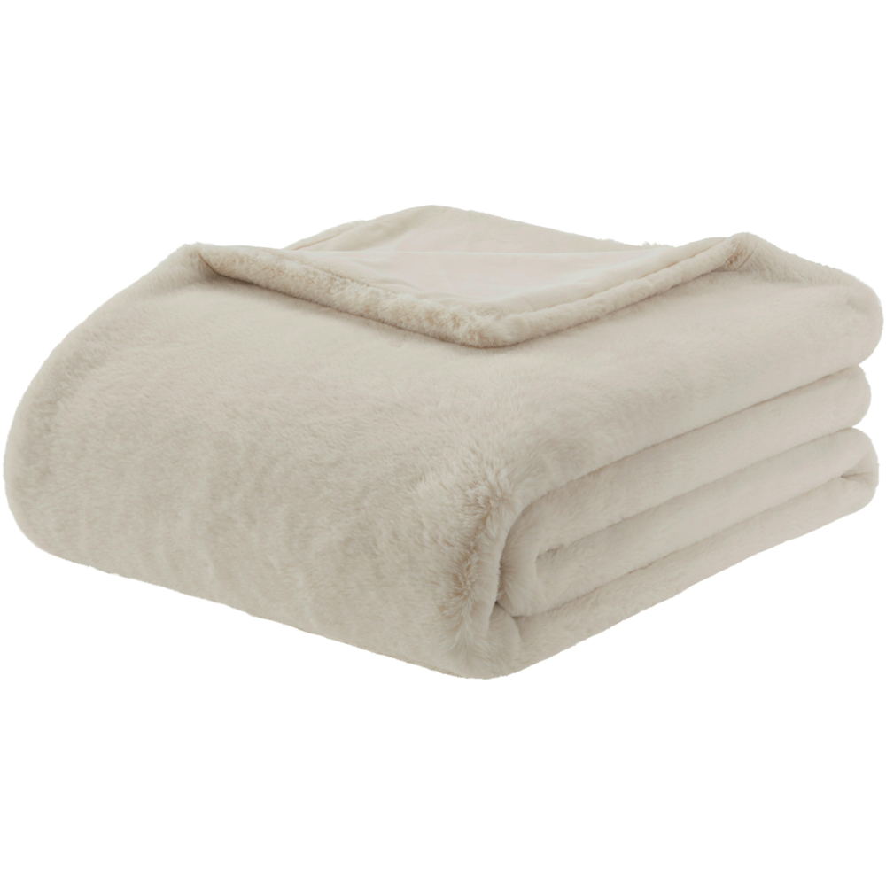 Kožešinová Deka Liz, 150/200cm, Přírodní