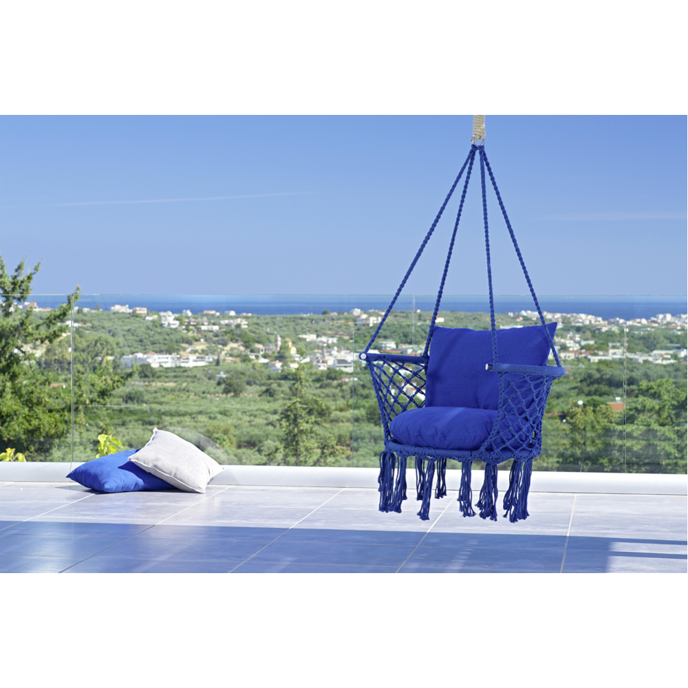 Závěsné Křeslo Lini Modrá