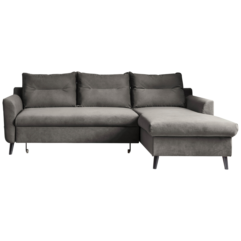Rozkládací Sedačka Ve Tvaru L Stylish Stan Tmavě Šedá