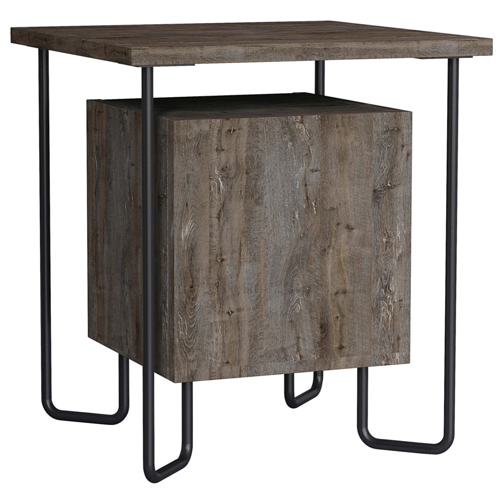 noční stolek ACRES tmavě hnědý