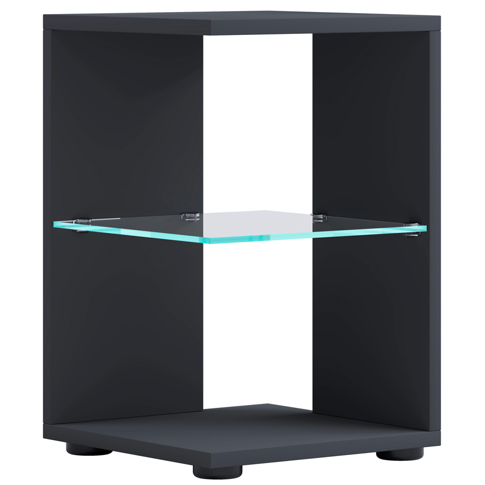 Odkládací stolek Elani š: 30 cm, antracitový