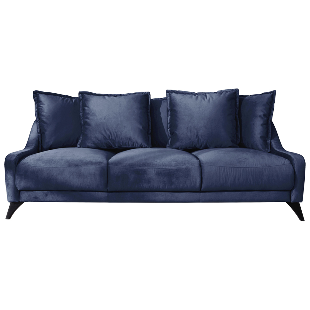 Pohovka 3místná Royal Rose Tmavě Modrá