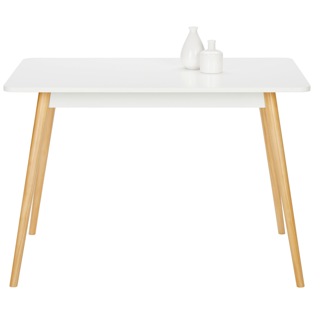 Jídelní Stůl Anouka, Bílý / Přírodní