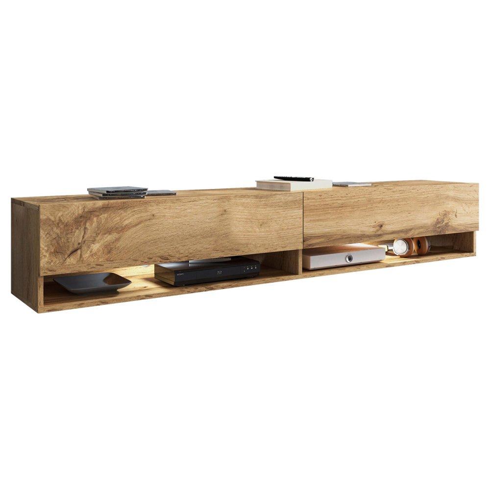 Nízka komoda dub Wotan