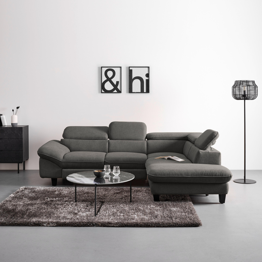 Sedací Souprava Pilot Antracitová Pravý Roh