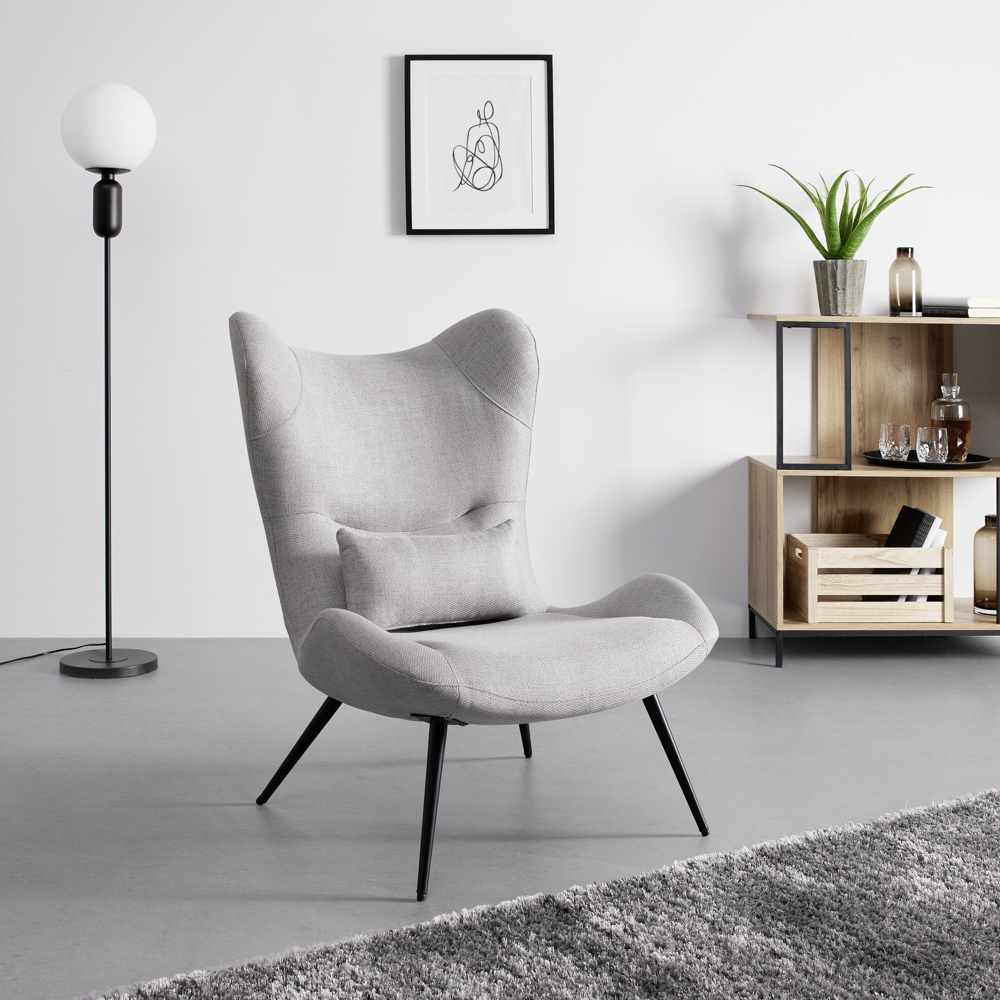 Křeslo Sindri Světle Šedá