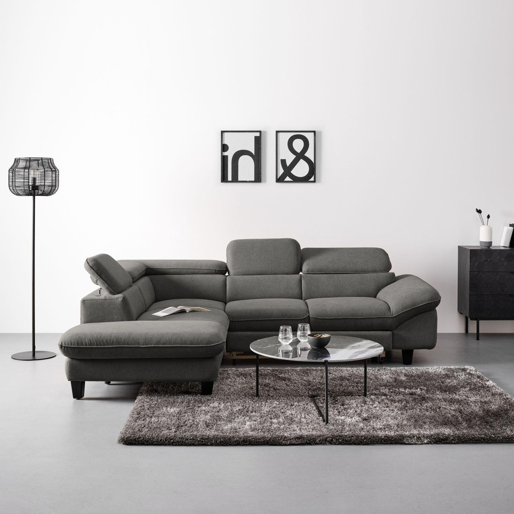 Sedací Souprava Pilot Antracitová, Levý Roh