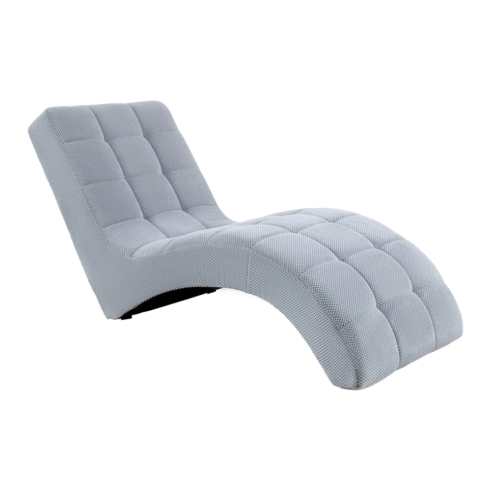 Relaxační válenda LAVANDA, světle šedá, max. 120 kg