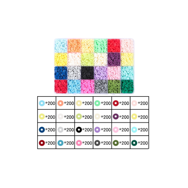 Newin Star Juego 100 Cuentas PCS acrílico del Alfabeto Letra Colorida Cubo para Pulseras joyería Que Hace Totalmente Personalizables 6 mm 