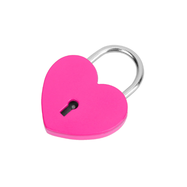 tamaño M color rosa candado en forma de corazón para el amante Juego de 3 candados con forma de corazón vintage personalizados con cerradura de viaje morado y rojo rojo 