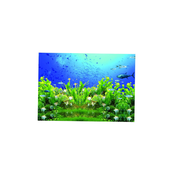 Zer one1 Efecto 3D Adhesivo Coral Seaworld Poster Acuario Pecera Decoraciones 122 * 50cm 