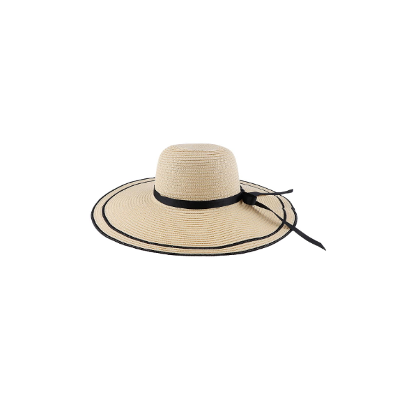 Sombrero de Verano de Paja Plegable Ajustable Sombrero de Vacaciones ala Ancha UPF 30 arthomer Sombrero de Paja para Mujer 