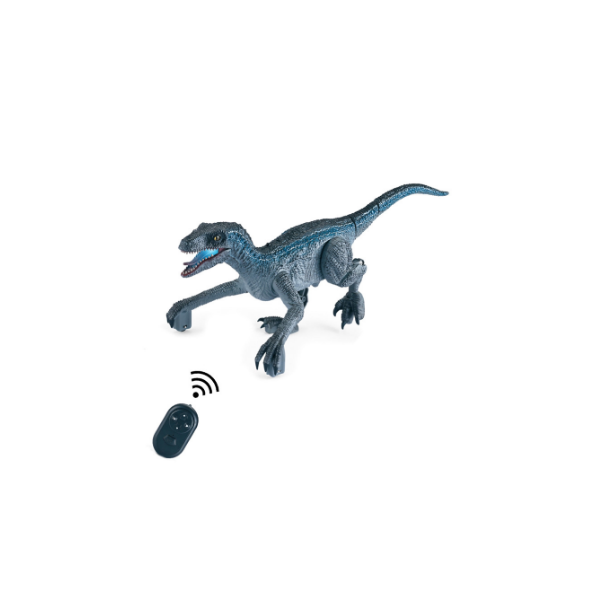 Juguetes De Dinosaurio De Control Remoto Dinosaurio Rc Con Rugido De Luz Led Abanopi Azul/3706