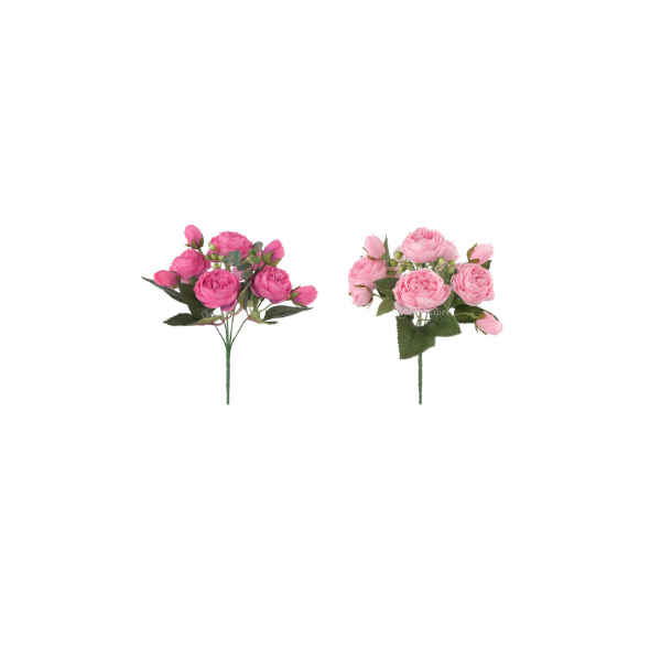 Plantas y flores artificiales Flores Flor Falsa para Boda centros de Mesa  Decpro 2 racimos de peonías Artificiales Fiesta Rosa Claro alféizar de  Ventana decoración 10 Cabezas de peonía de Seda Oficina