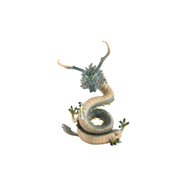 DIYthinker El Papel de Corte dragón Animal China del Zodiaco Arte giratoria Llavero Anillo Pilgrim 