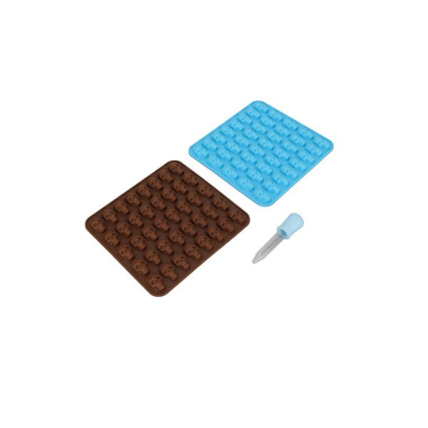 Feliz cumpleaños Moldes de silicona para fondant de 5 piezas Bowknot Número Mini pajaritas Molde 3D de caramelo de chocolate con forma de barba para decoración de tartas y cupcakes Decoración 