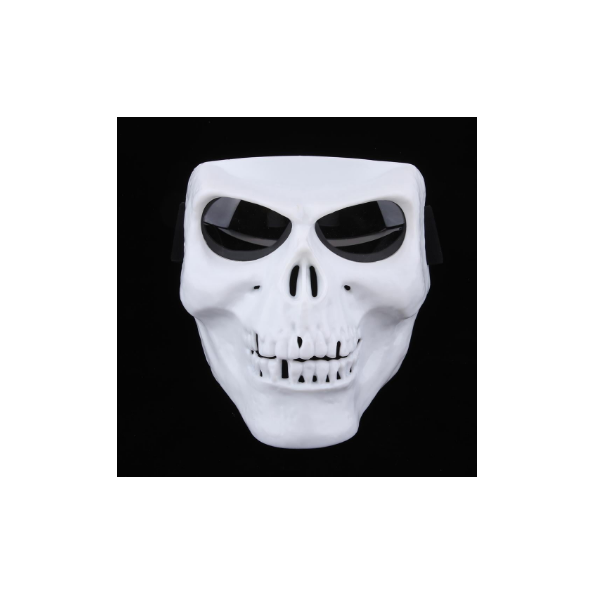 Mascara de Craneo Esqueleto Mascara de Terror JewelryWe Disfraces para Halloween Mascara de Moto Motorista Ciclismo Protetora Negro Blanco 