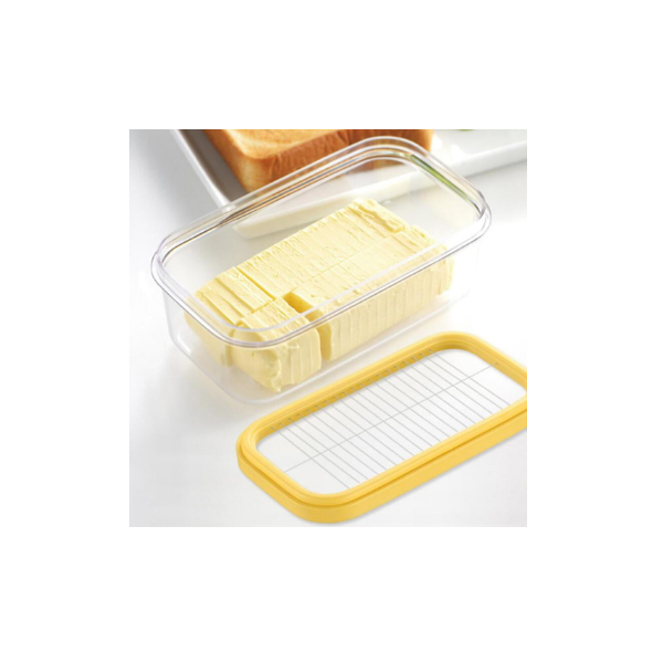 225g Caja de mantequilla multifuncional Recipiente para platos Accesorios de cocina para la conservación de la mantequilla Caja de mantequilla 