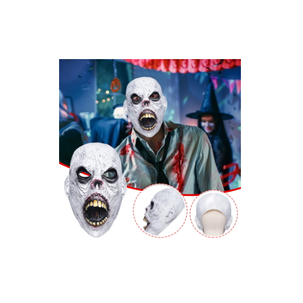FZCRRDU KOCCAE LED Máscaras Carnaval,Halloween Mascaras,Craneo Esqueleto Mascaras para Navidad/Halloween/Cosplay/Grimace Festival/Fiesta Show/Mascarada,Alimentado por batería no Incluido 