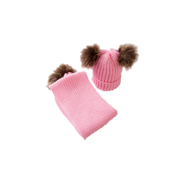 Sombrero suave del chapitel hecho punto encantador de los niños del niño del bebé RETUROM Bebé pañuelos de cuello 