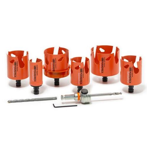 MXqs Elektriker Mehrzweck Lochsägen SuperXCut Set 3 | 8-teilig