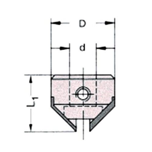 Aufstecksenker HW Ø 12 mm, Linkslauf