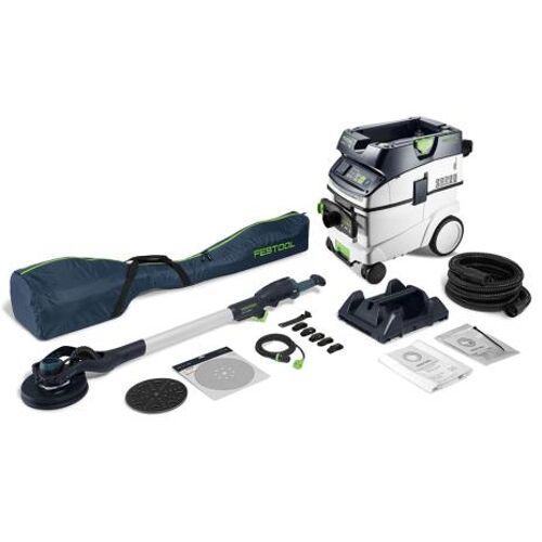 Langhalsschleifer LHS 2 225 + Absaugmobil CTM 36-Set