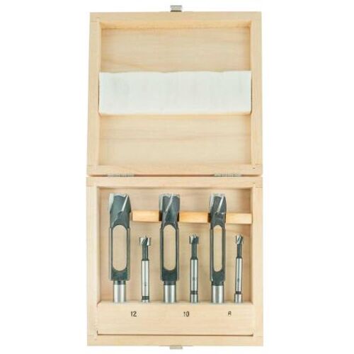 Zapfenschneider und Forstnerbohrer SET 6-teilig