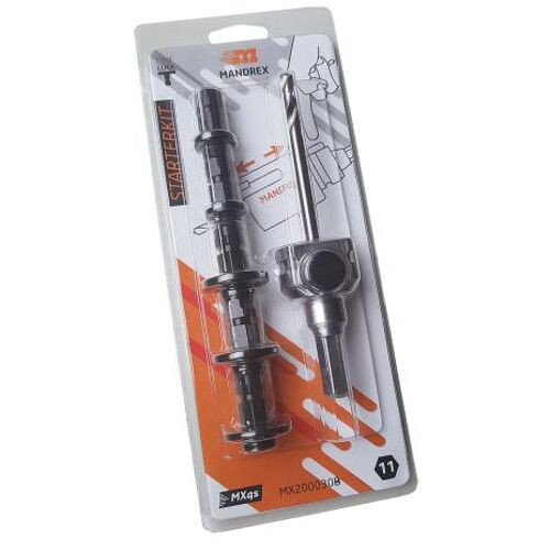 Starter Set MXqs ONE CLICK Aufnahme 11 mm 6-kant