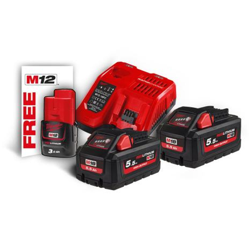 Akku-Starterset M18 HNRG-552 5,5 Ah 18 V
