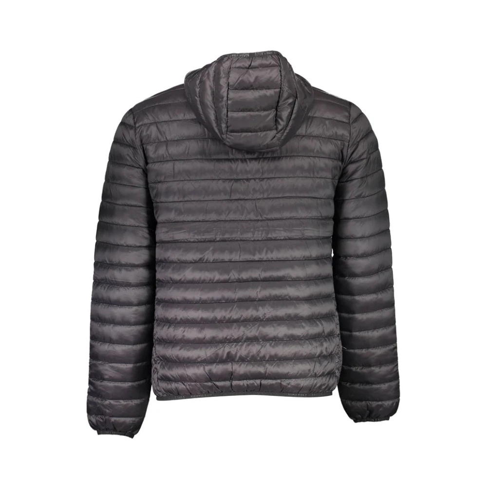 North Sails Uomo Nero Giacca In Poliammide Con Cappuccio E Tasche - Immagine 6