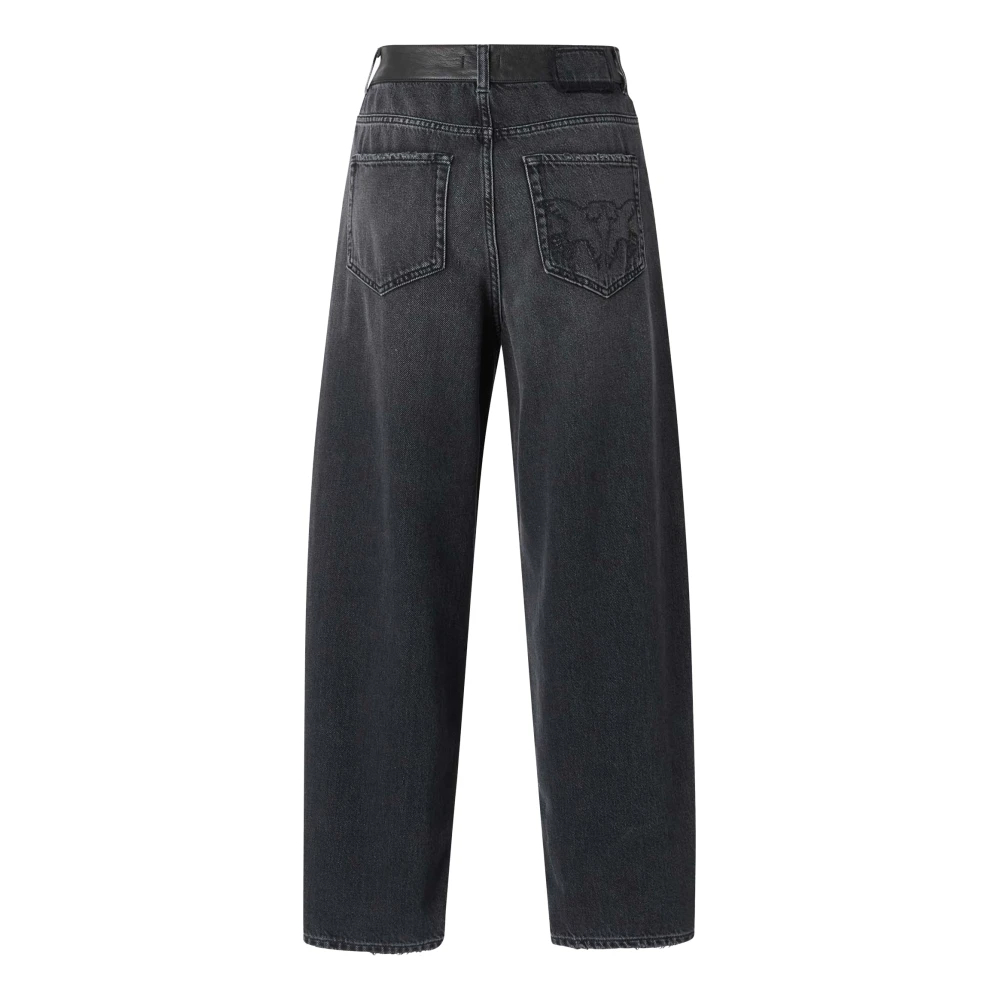 Pinko A3gwpj4 Jeans Baloon Dark Black - Immagine 6