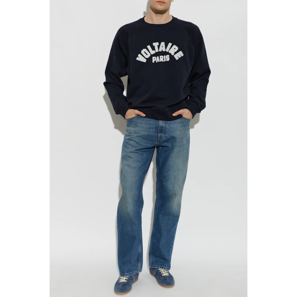 Zadig & Voltaire Uomo Blu Felpe, Xl, New, - Immagine 2