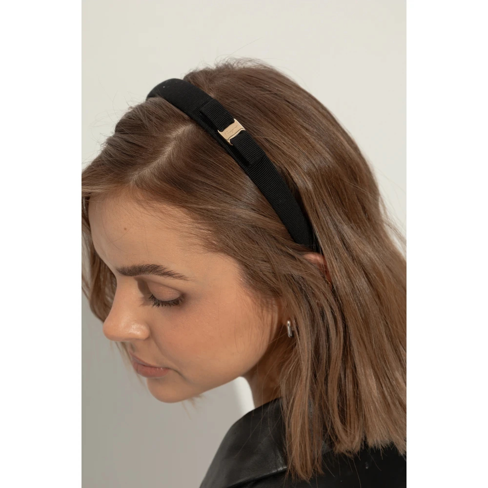 Ferragamo Donna Nero - Vara Bow Headband - Accessories - One Size - Immagine 7