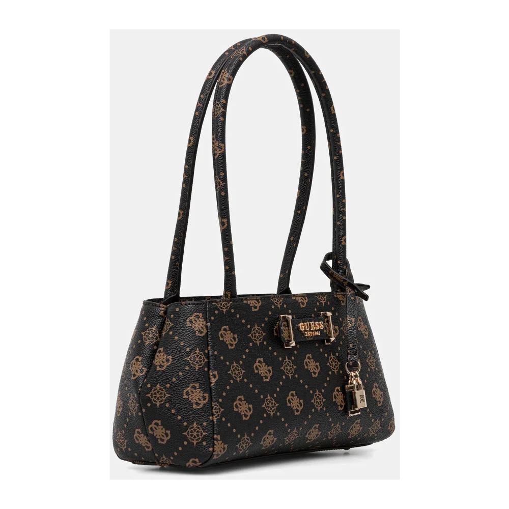 Guess Donna Marrone - Carrie Logo - Bags - One Size - Immagine 4