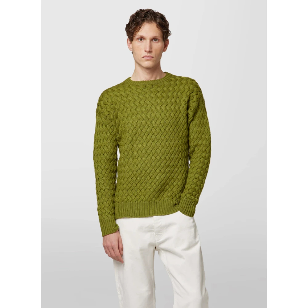 Alpha Studio Uomo Verde - Mezzo Collo Urban - Knitwear - L - Immagine 3